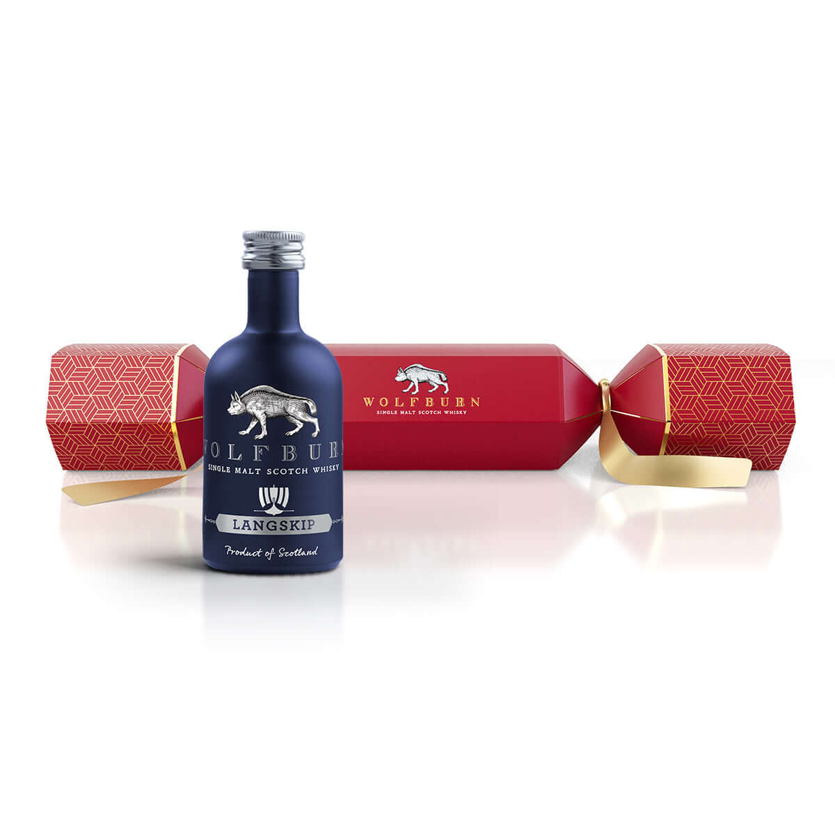 Langskip luxury Christmas Cracker on a white background