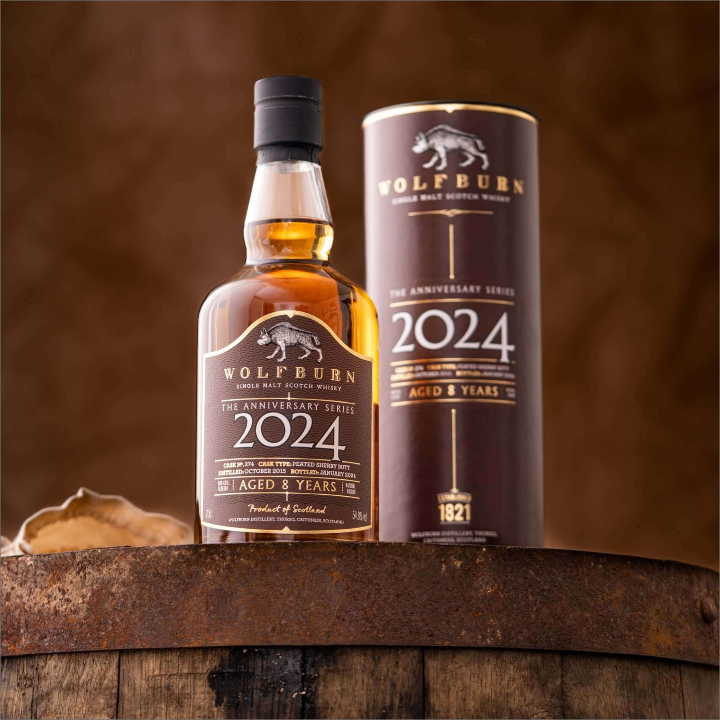 
                  
                    Discover the 2024 Anniversary lightly-peated whisky, a celebration of heritage and taste. Matured in a single cask, 54.8% vol, 70cl.
                  
                