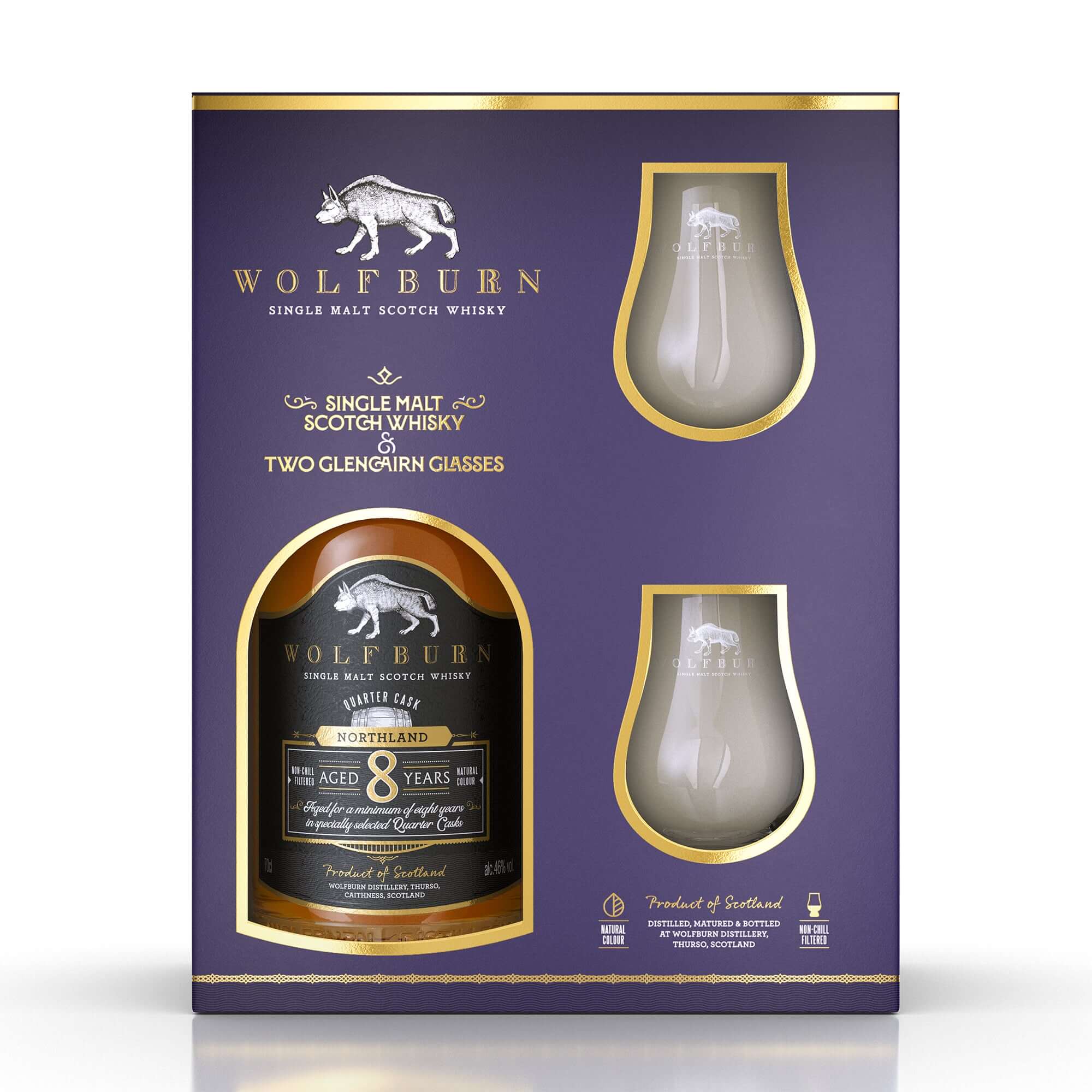 Luxury Single Malt Whisky Gift Pack | Wolfburn Distillery