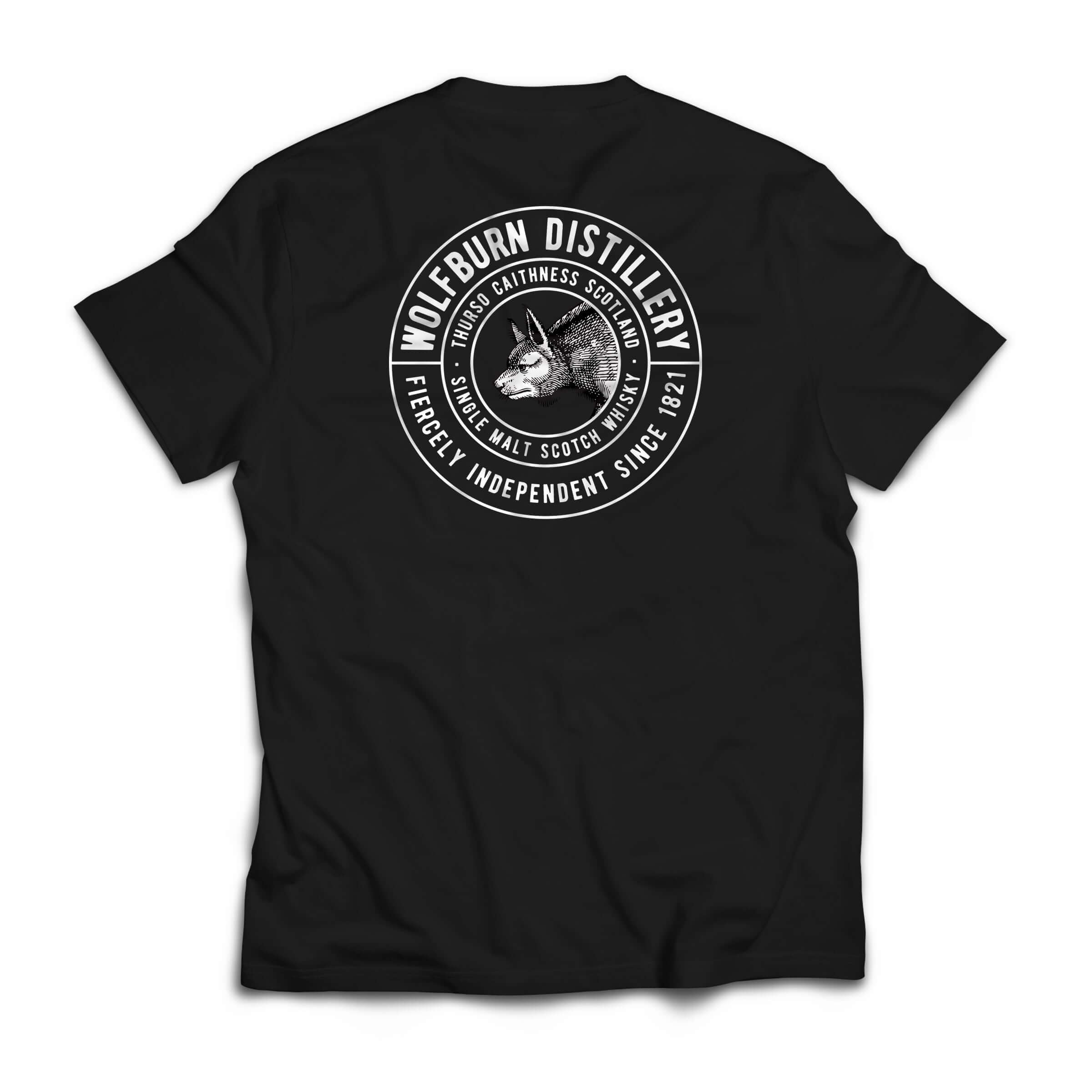 Made in Thurso black T-shirt | Wolfburn Distillery