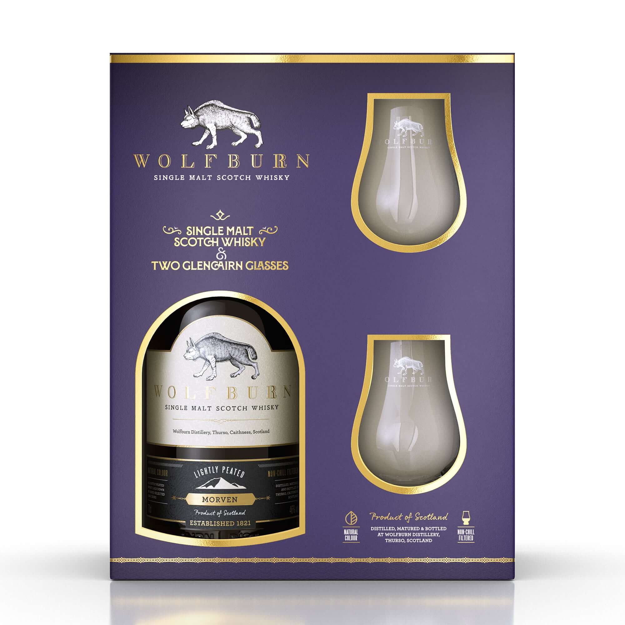 Luxury Single Malt Whisky Gift Pack | Wolfburn Distillery
