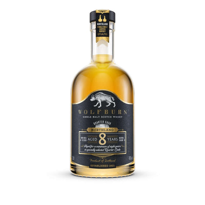 8 Year Old Northland Single Malt Scotch Whisky bottle with black label and gold accents.