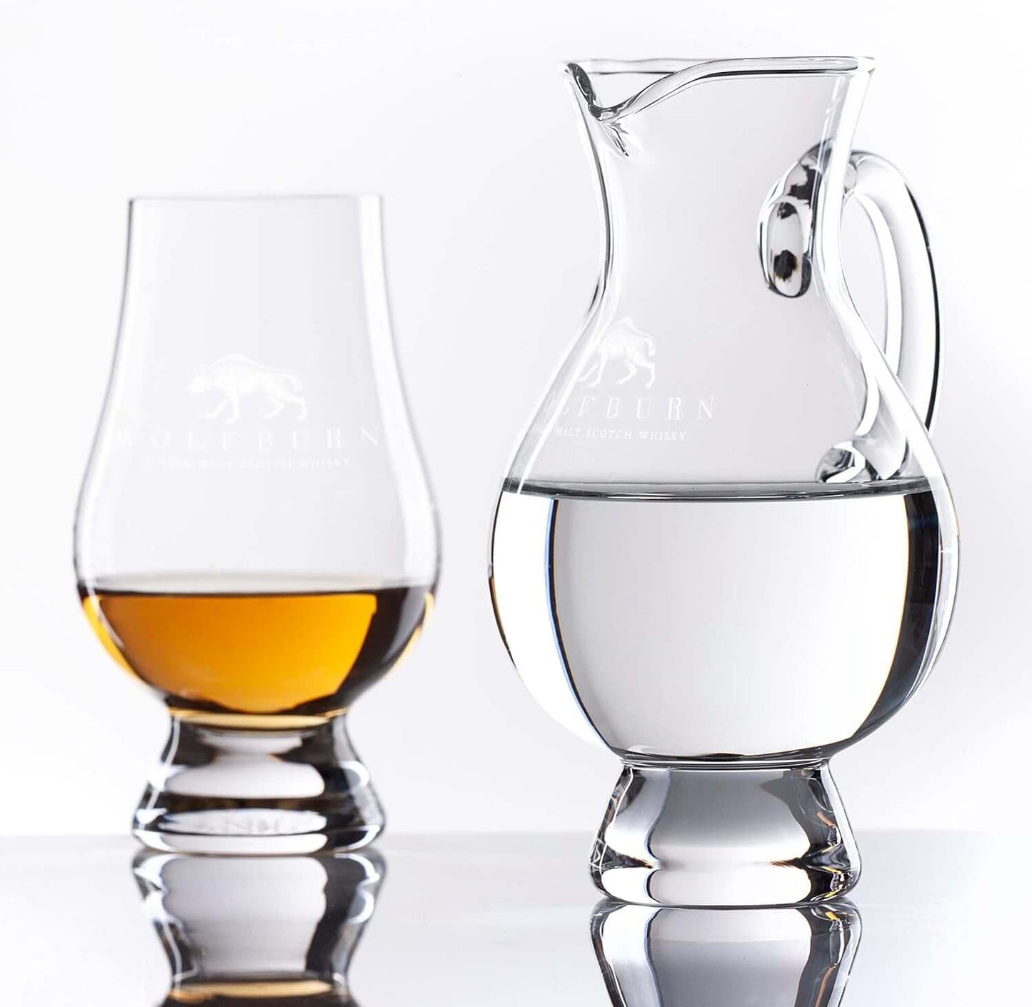 Wolfburn Glencairn Water Jug – Premium whisky water jug with elegant design, perfect for enhancing your whisky tasting experience. Ideal for Glencairn Glasses.