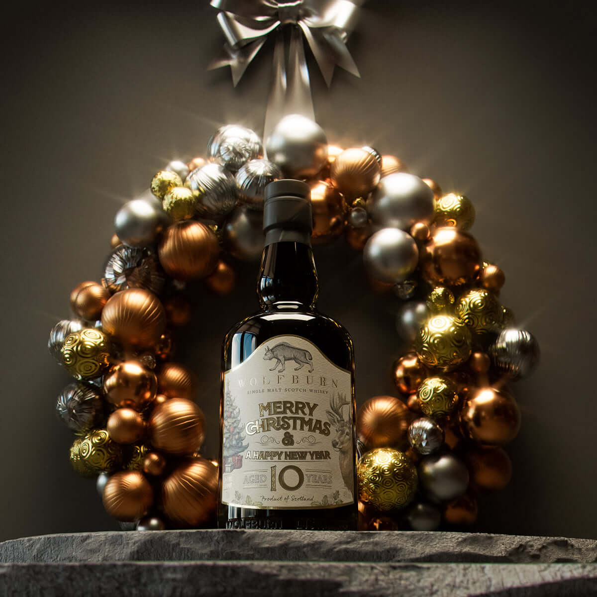 Christmas 10-Year-Old Single Malt Whisky - 46% Vol | 70cl