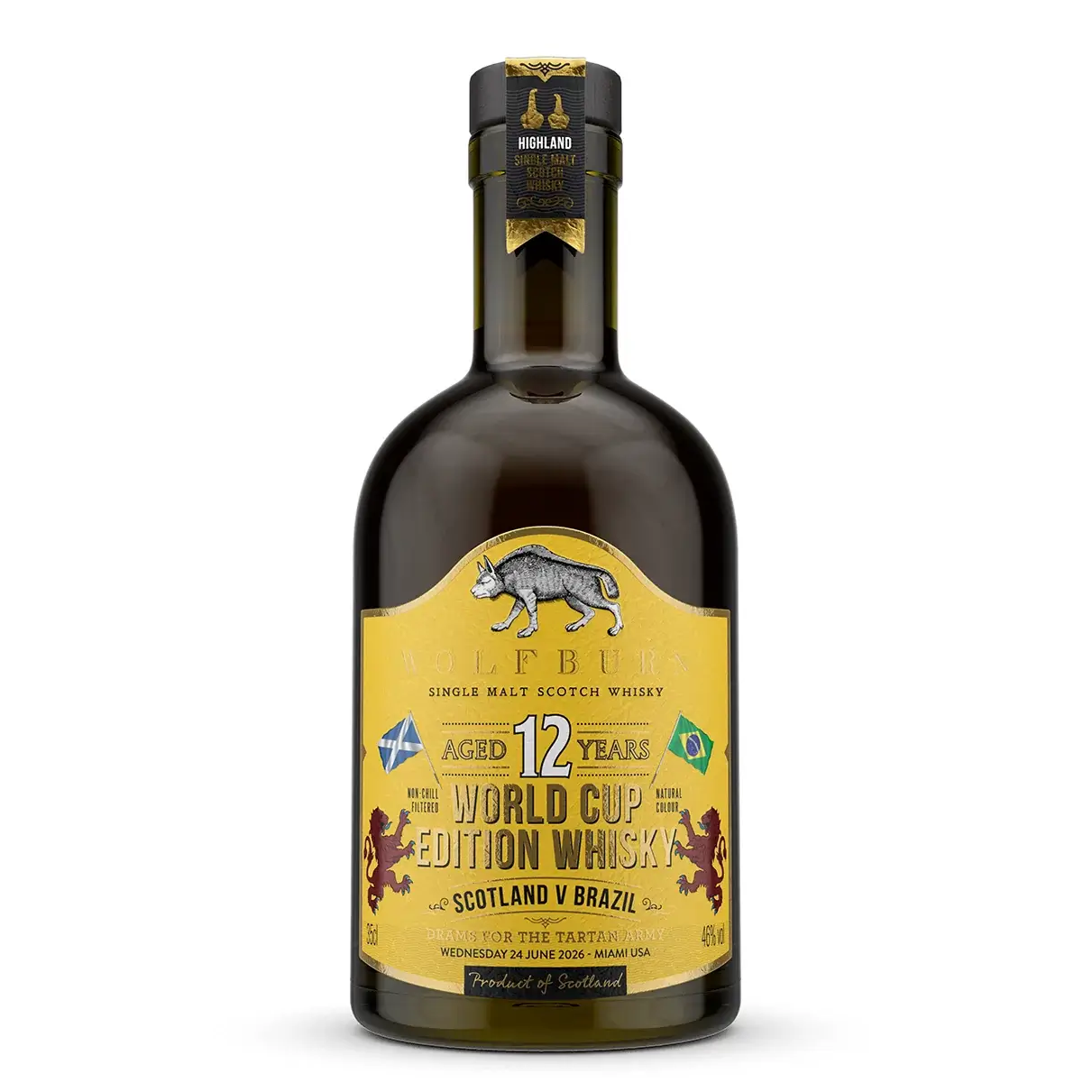 World Cup Scotland v Brazil - 12 Year Old Single Malt Whisky
