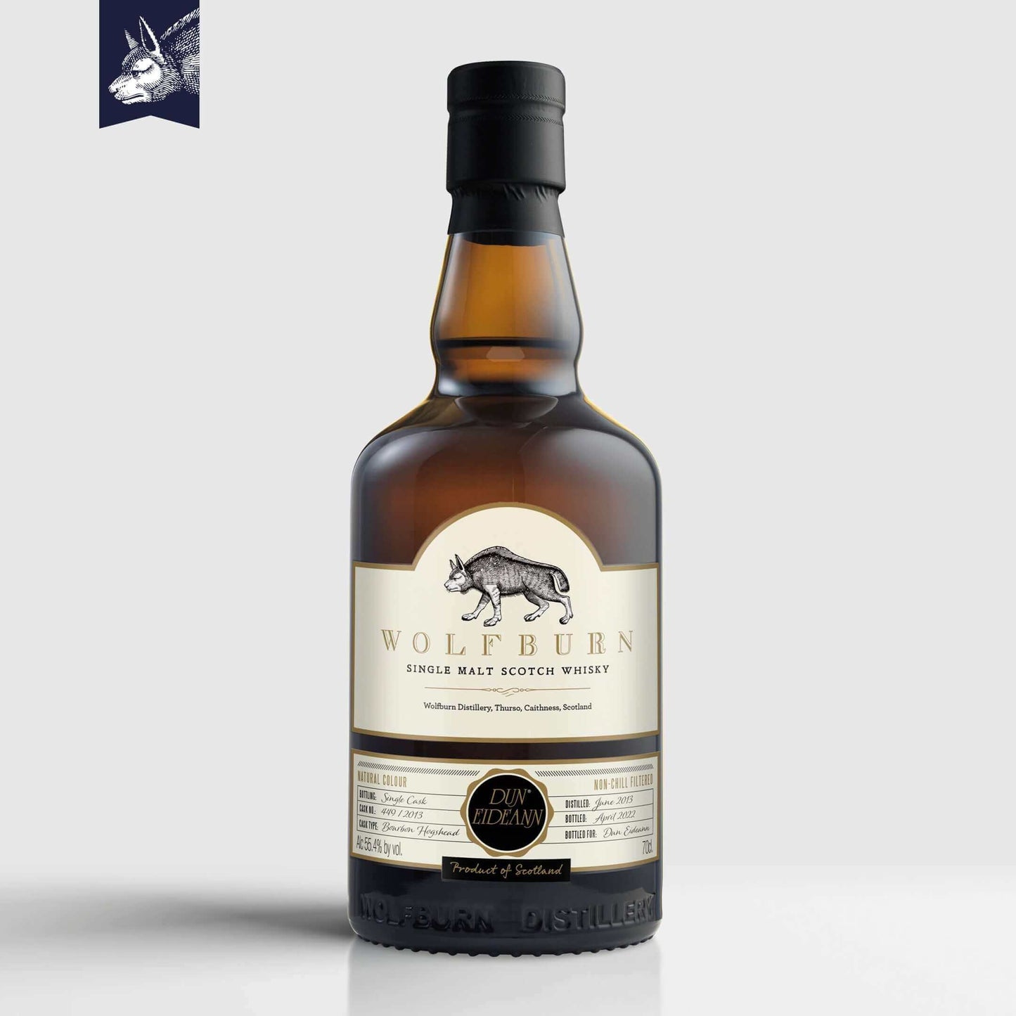 Wolfburn Dun-Eideann Bourbon Cask – 55.4% vol. 70cl