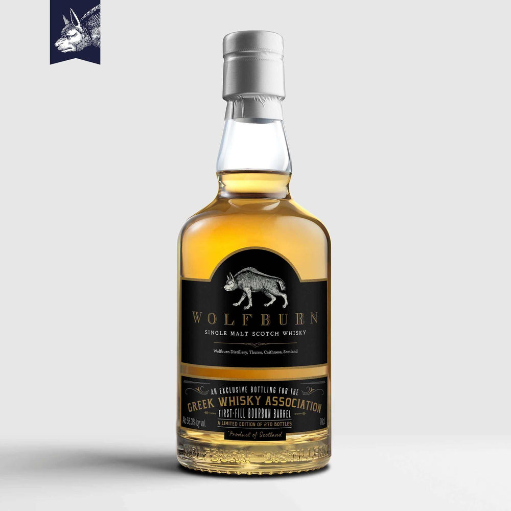 Wolfburn Distillery Greek Whisky Assoc. First-Fill-Bourbon – 58.3% vol. 70cl £79.99
