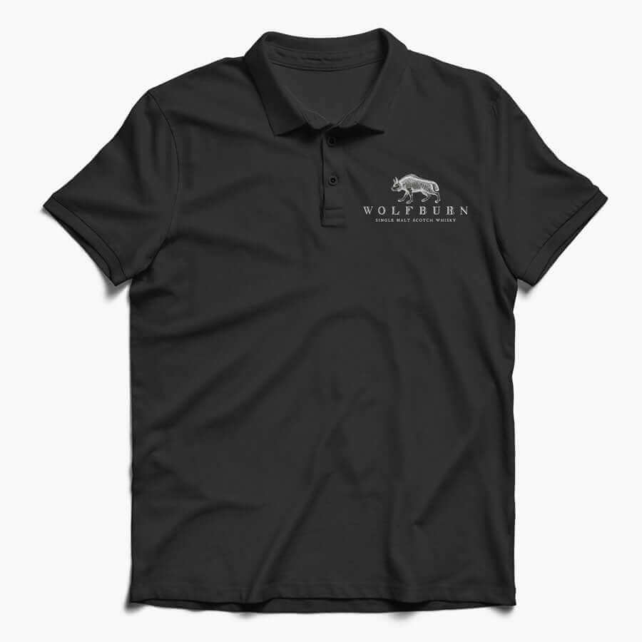 Wolfburn Distillery Wolfburn Polo-shirt 'Made in Thurso' 100% cotton Polo-shirt. Screen printed 'Wolfburn' logo on the chest and large Made in Thurso on the back. £15.00