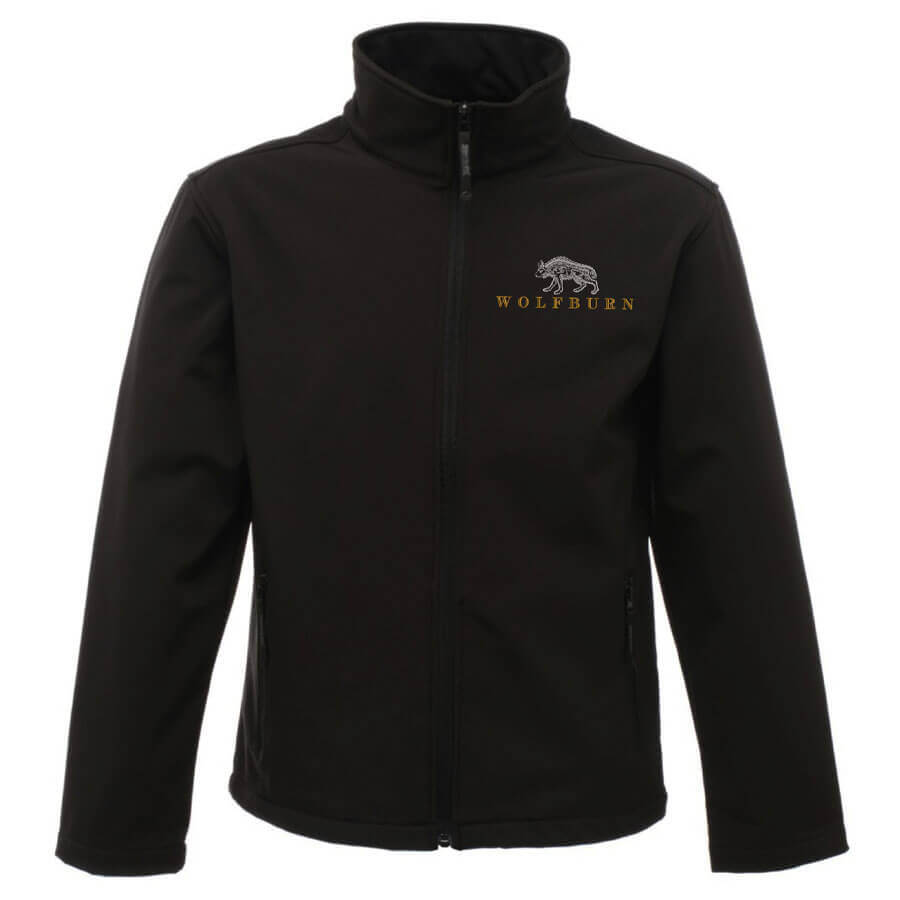 Wolfburn Soft shell jacket Softshell jacket. Embroidered 'Wolfburn' logo on the left breast and on the back.